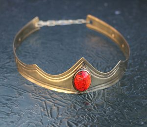 GRACIA MEDIEVAL CROWN - TIARA WITH GLASS - TIARAS, CROWNS{% if kategorie.adresa_nazvy[0] != zbozi.kategorie.nazev %} - SHOES, COSTUMES{% endif %}