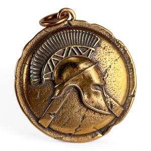 SPARTE, guerrier spartiate, pendentif, bronze