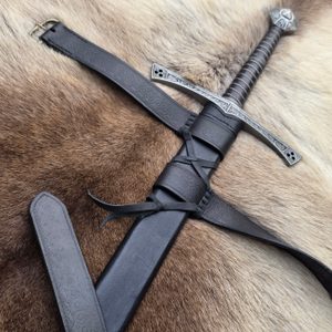 Fourreau en cuir pour épée bâtarde