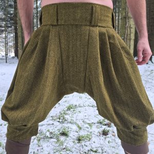 Wool High Breeches, Viking Trousers