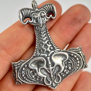 NECRO-ORGANIC THOR's HAMMER by Wulflund, silver 925, 14 g