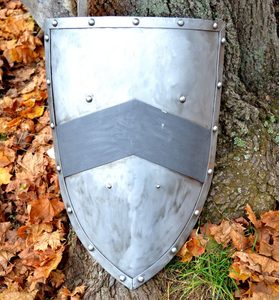 MEDIEVAL COMBAT SHIELD, STEEL - BOUCLIERS DE COMBAT{% if kategorie.adresa_nazvy[0] != zbozi.kategorie.nazev %} - ARMURES ET BOUCLIERS{% endif %}