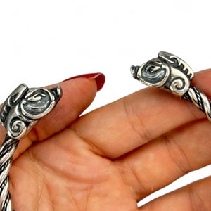 COLLACH, Celtic Boar, sterling silver bracelet