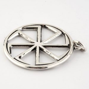 SILVER KOLOVRAT, SLAVIC SUN WHEEL PENDANT, AG 925 - PENDANTS{% if kategorie.adresa_nazvy[0] != zbozi.kategorie.nazev %} - SILVER JEWELLERY{% endif %}