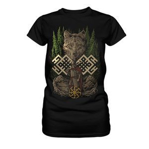 WOLF WARRIOR, Slavic ladies' T-Shirt - colored