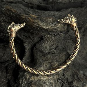 Berserker, Viking warrior, bronze bracelet
