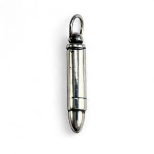 BULLET, 9mm Luger, silver pendant