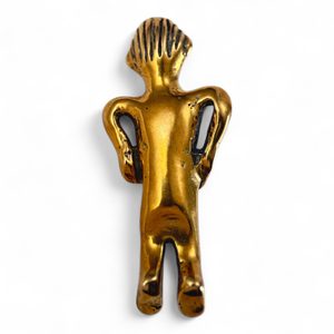 CELTIC FIGURE, Bohemia, bronze replica