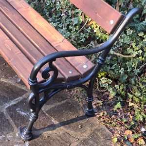 Chateau park bench, cast iron