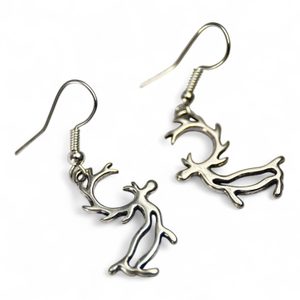 PORO, Sami reindeer, earrings silver 925