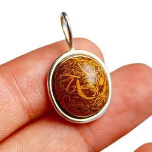 ORBIAL, snake jasper, silver pendant, Ag 925/1000