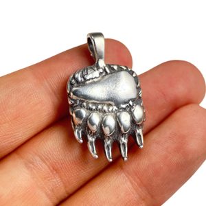 BEAR PAW pendant, silver