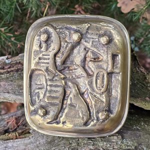 Cendrier historique - laiton, guerre de Trente Ans, inspiration