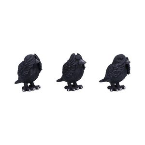 THREE WISE RAVENS 8.7CM - FIGURES, LAMPS, CUPS{% if kategorie.adresa_nazvy[0] != zbozi.kategorie.nazev %} - HOME DECOR{% endif %}