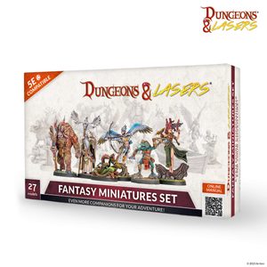 Dungeons & Lasers: Fantasy Miniatures Set - Noch mehr GefĂ¤hrten fĂĽr dein Abenteuer!