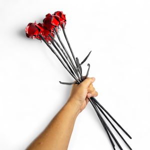 Forged rose - red