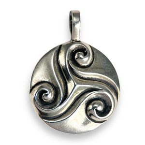 TRISQUE CELTIQUE, pendentif en argent