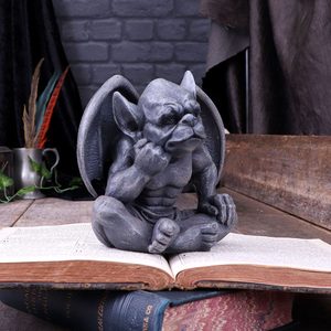 Laverne Dark Black Grotesque Gargoyle Figurine