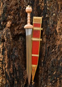 Dubravica Gladius avec fourreau en cuir