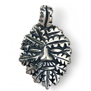 Green man, pendant, silver 925/1000, 10g