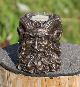 SATYR, CANDLE HOLDER - FIGURES, LAMPS, CUPS{% if kategorie.adresa_nazvy[0] != zbozi.kategorie.nazev %} - PAGAN DECORATIONS{% endif %}