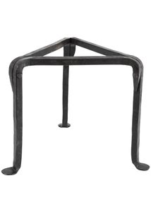 Tripode simple, grille de poêle, forgé à la main