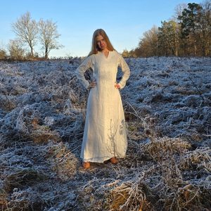 Viking linen dress