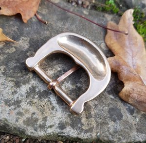 Medieval Belt Buckle, bronze replica