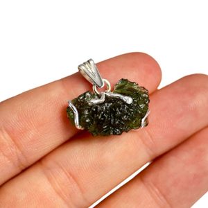 APPOLO, pendant - Moldavite, silver 925/1000