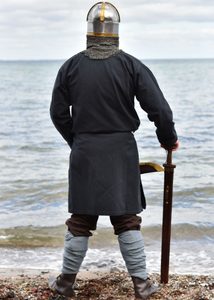 Casque Coppergate, avec pont de chaîne non riveté, acier de 1,6 mm