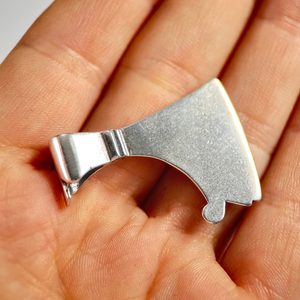 RUSLAV, medieval axe, silver pendant