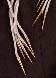 Braided Medieval Cords, Pack of 5, natural-coloured