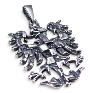 Silver Moravian Eagle Pendant, 925 Silver