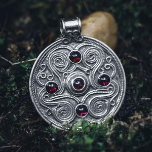 BATTERSEA, LUXURY BRYTHONIC JEWEL INSPIRED BY THE FIND, GEMSTONES, PENDANT, SILVER 925, 11 G - PENDANTS{% if kategorie.adresa_nazvy[0] != zbozi.kategorie.nazev %} - SILVER JEWELLERY{% endif %}