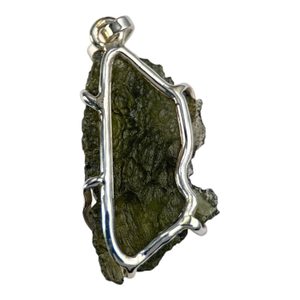 SCOTIA, Moldavite pendant, silver 925/1000