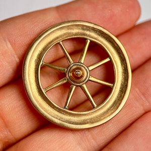TARANIS WHEEL, bronze Celtic replica