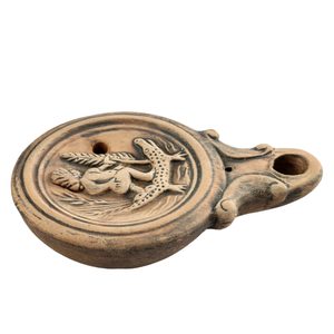 RÖMISCHE ÖL-LAMPE, CLEOPATRA-Laterne