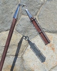 FLAIL, HUSSITE WAR WEAPON, REPLICA, XV. CENTURY - AXES, POLEWEAPONS{% if kategorie.adresa_nazvy[0] != zbozi.kategorie.nazev %} - WEAPONS - SWORDS, AXES, KNIVES{% endif %}