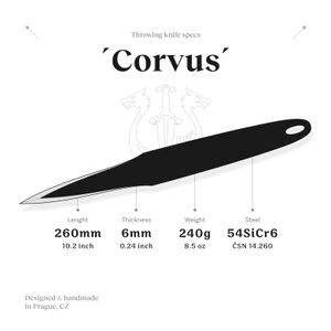 CORVUS, Wurfmesser