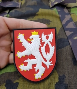 CZECH LION, RUBBER PATCH, COLOURED - PATCHES MILITAIRES{% if kategorie.adresa_nazvy[0] != zbozi.kategorie.nazev %} - BUSHCRAFT{% endif %}