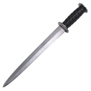 Rondel or Bollock dagger Kuttenberg, 14th century, blunt replica, black
