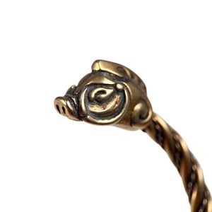 CELTIC BOAR, bracelet, bronze