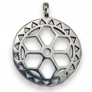 SOLAR CIRCLE, Rokcany - Bohemia,silver pendant 11g