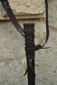 HISTORICAL LEATHER SCABBARD FOR THE SWORD - SWORD ACCESSORIES, SCABBARDS{% if kategorie.adresa_nazvy[0] != zbozi.kategorie.nazev %} - WEAPONS - SWORDS, AXES, KNIVES{% endif %}