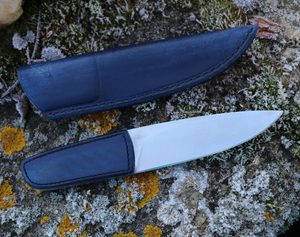 LOGAN DESIGNER KNIFE WITH LEATHER GRIP AND SHEATH, BLUE - KNIVES{% if kategorie.adresa_nazvy[0] != zbozi.kategorie.nazev %} - WEAPONS - SWORDS, AXES, KNIVES{% endif %}