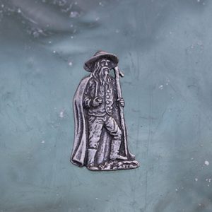 RÜBEZAHL - Mountain Spirit, amulet, zinc, antique silver