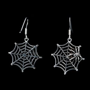 SPIDER IN A WEB, EARRINGS, SILVER - EARRINGS{% if kategorie.adresa_nazvy[0] != zbozi.kategorie.nazev %} - SILVER JEWELLERY{% endif %}