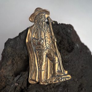 RÜBEZAHL - Mountain Spirit, amulet, bronze