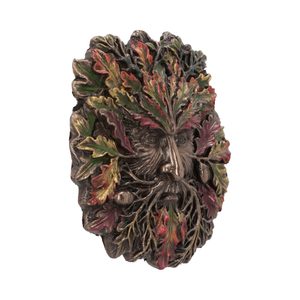 Green man - autumn equinox, wall plaque