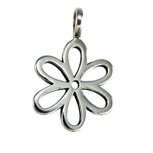 FLOWER, silver pendant